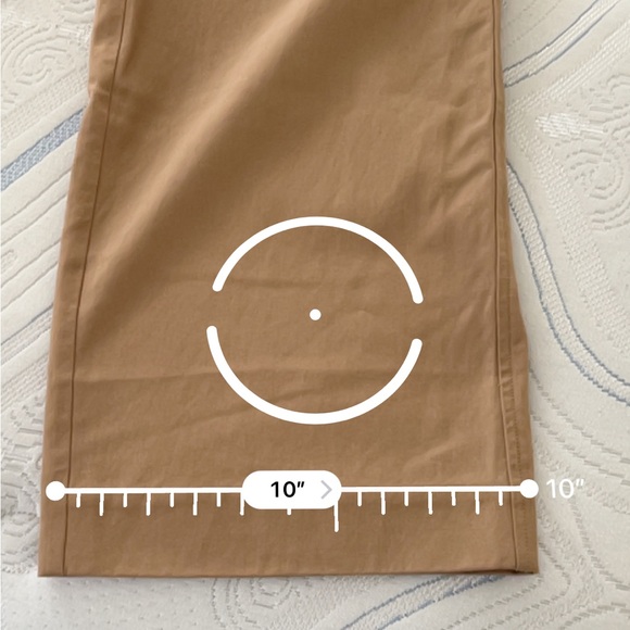 Everlane high waist wide leg beige pant - Picture 10 of 11